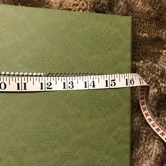 Necklace and Bracelet Set - rhinestones and silver tone - Picture 6 of 6